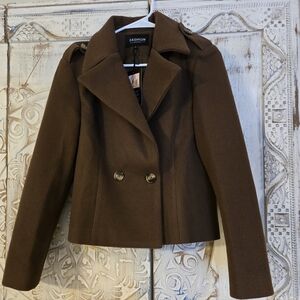 Womens Casual Solid Turn-Down Collar Overcoat For Autumn & Winter Fall NWT